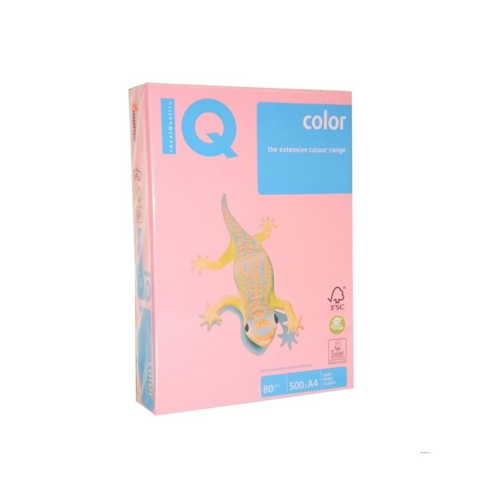 Mondi IQ Color Renkli Kağıt A4 80 GR 500 LÜ Pembe
