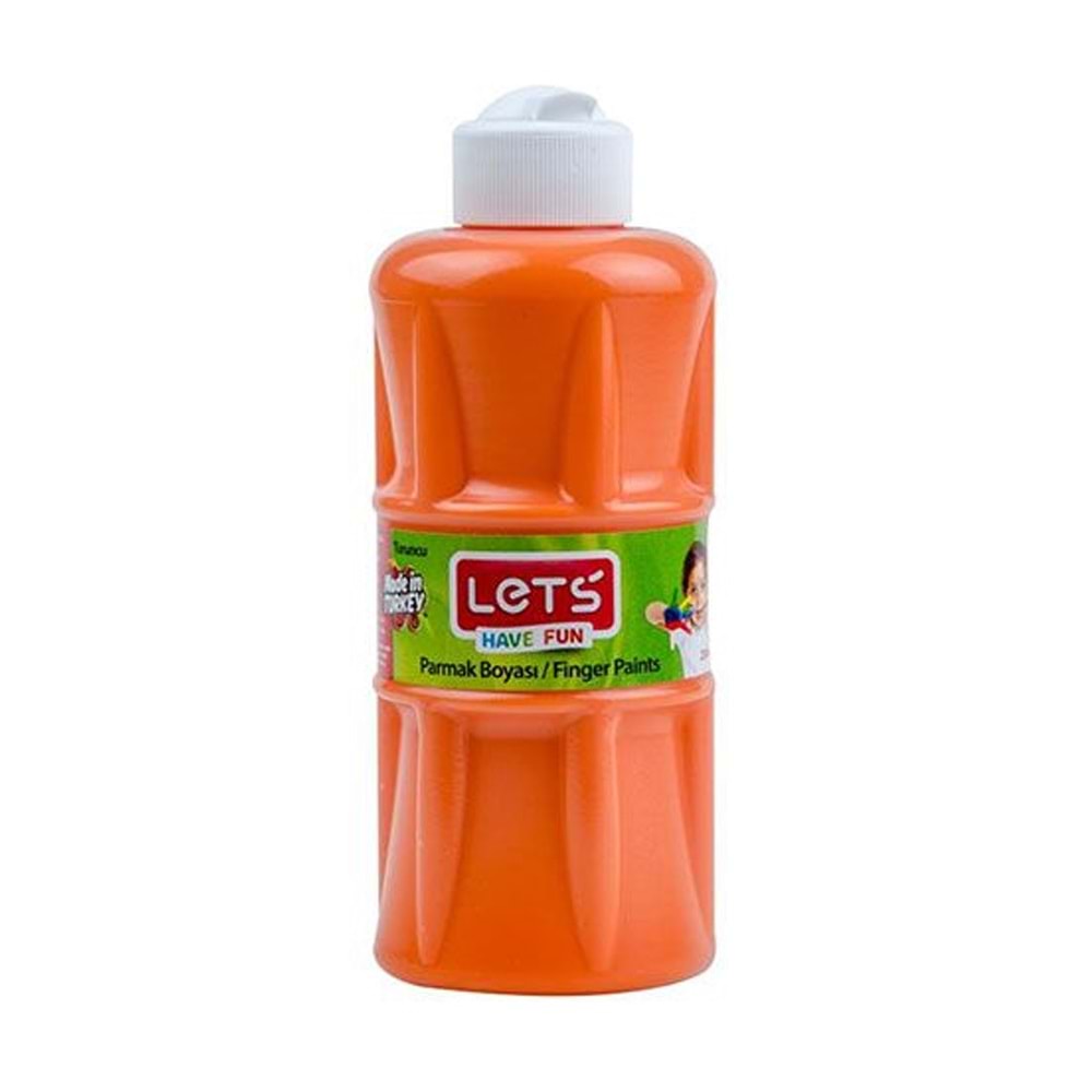 Lets Parmak Boyası 250 ML Turuncu L-5603