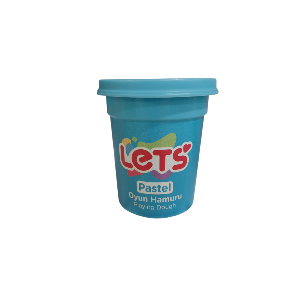 Lets Oyun Hamuru Tek Renk Pastel Mavi 110 G
