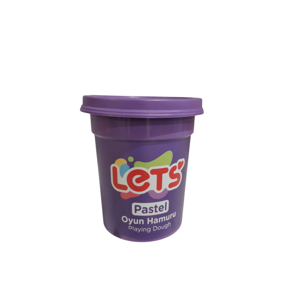 Lets Oyun Hamuru Tek Renk Pastel Mor 110 G
