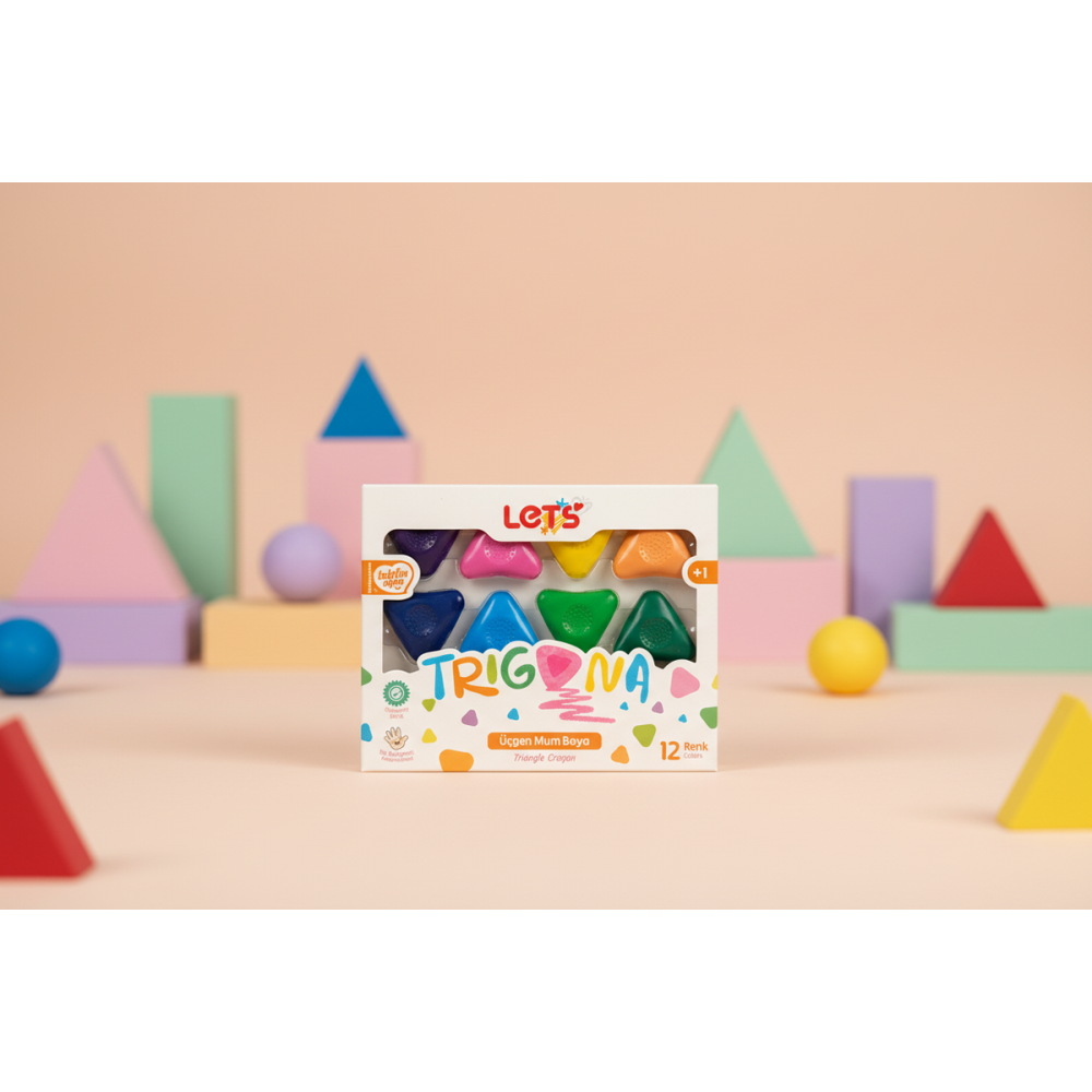 Lets Mum Boya 12 Renk Trigona L03003
