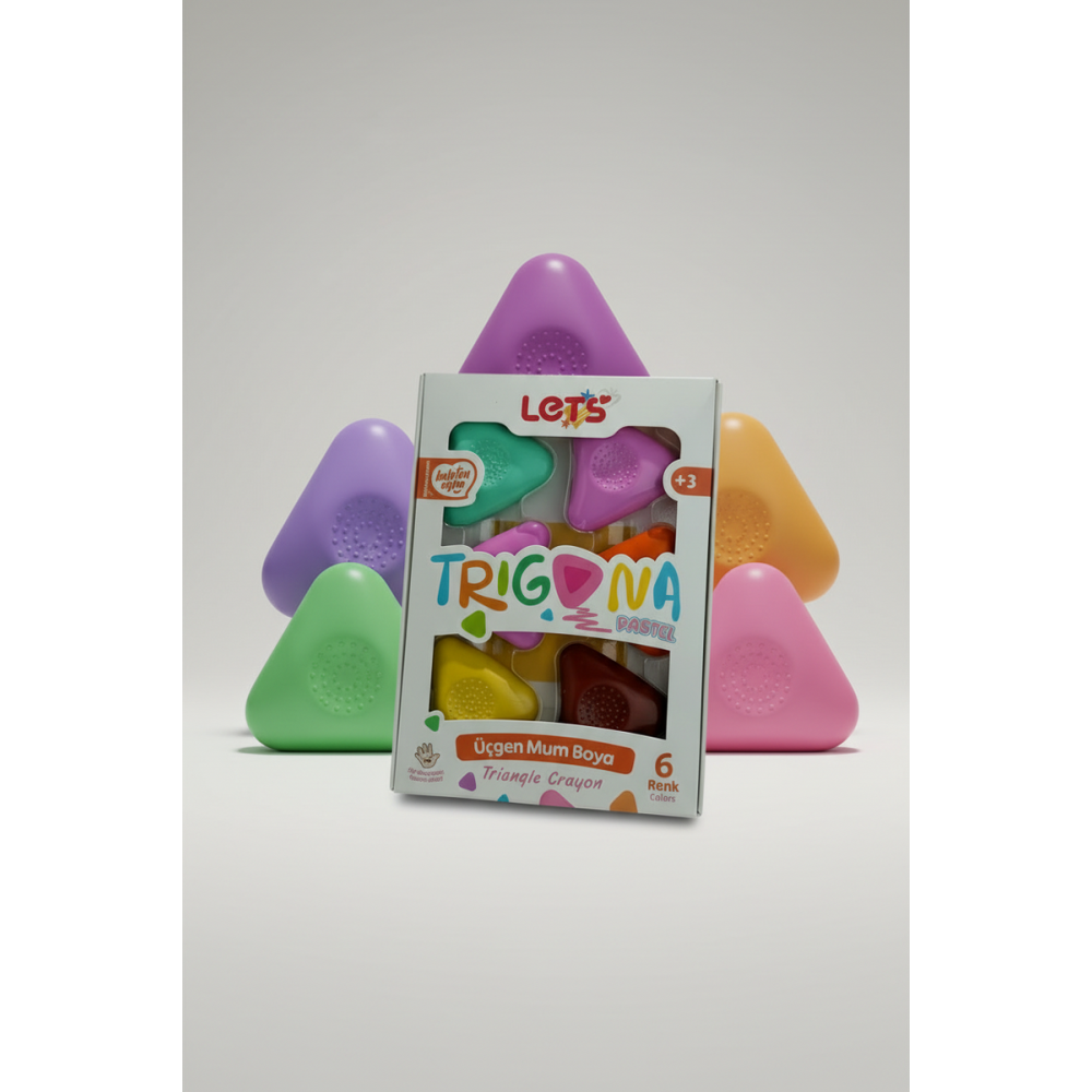 Lets Mum Boya 6 Pastel Renkler Trigona L03001