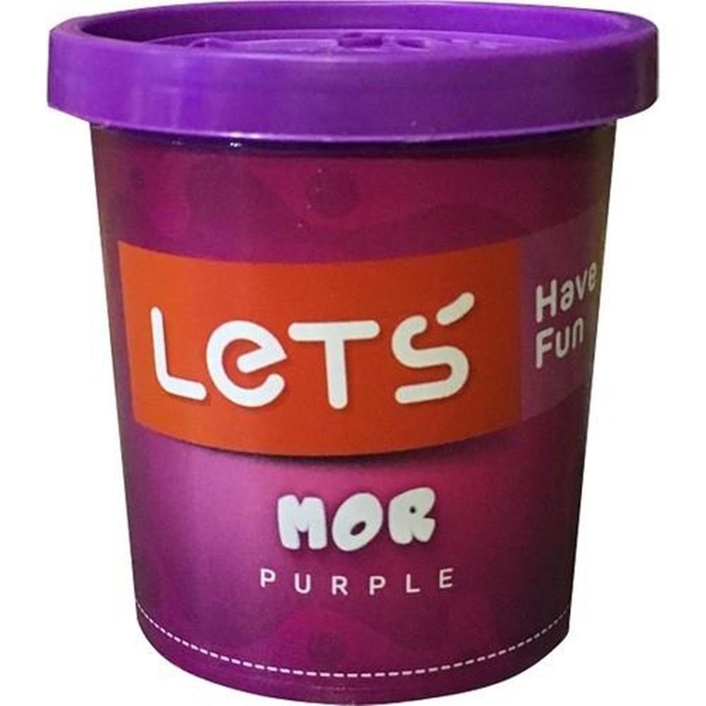 Lets Oyun Hamuru Tek Renk Mor 110 GR L8440-9