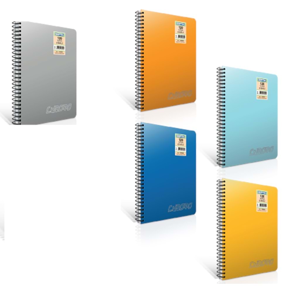 Gıpta Spiralli Defter Chromo Plastik Kapak Çizgisiz 80 YP A4 1339(1 Adet)