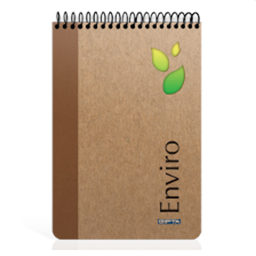 Gıpta Bloknot Enviro Spiralli Sert Kapak Çizgili 100 YP 17x24 2347