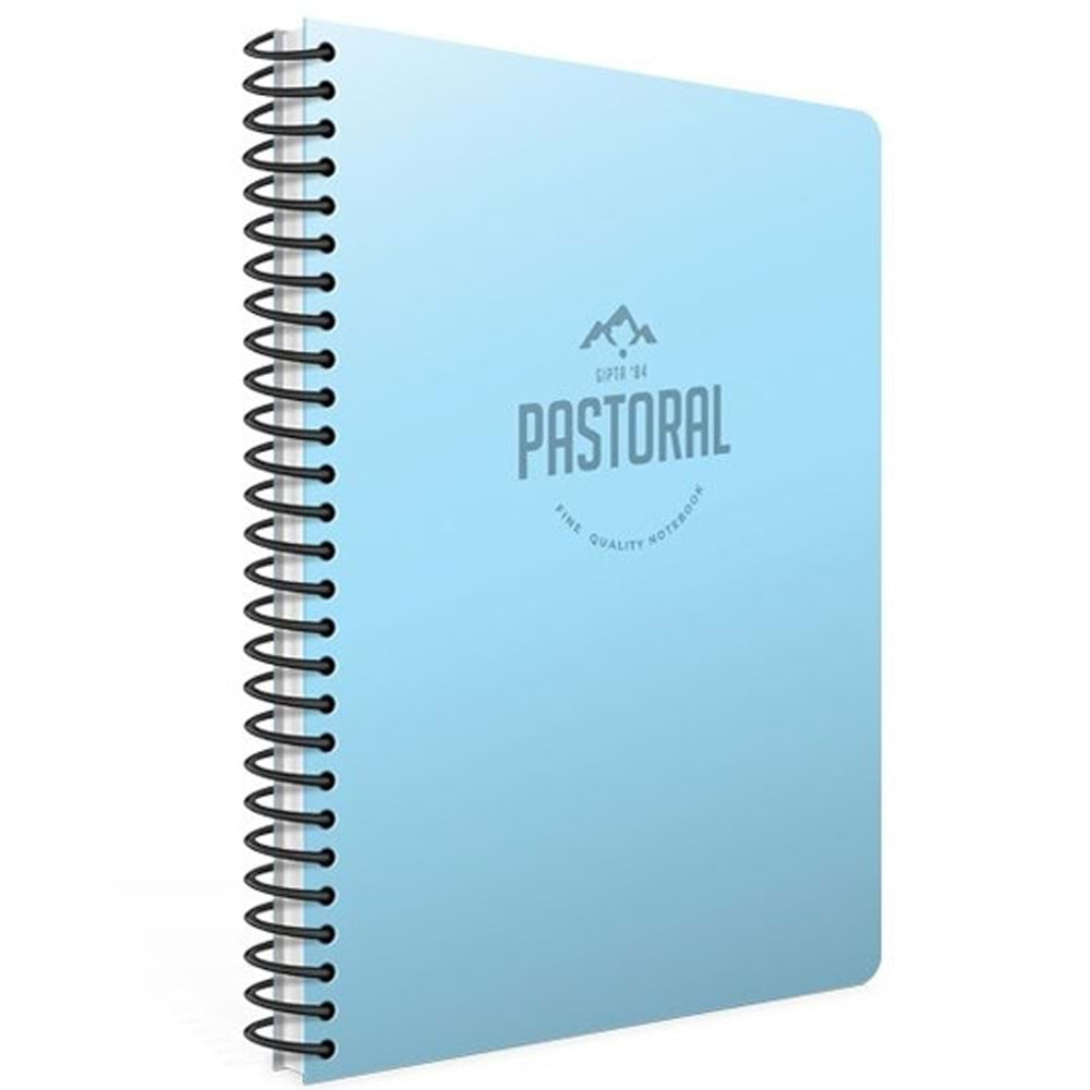 Gıpta Spiralli Plastik Kapak Defter Pastoral A4 96 YP Çiz.