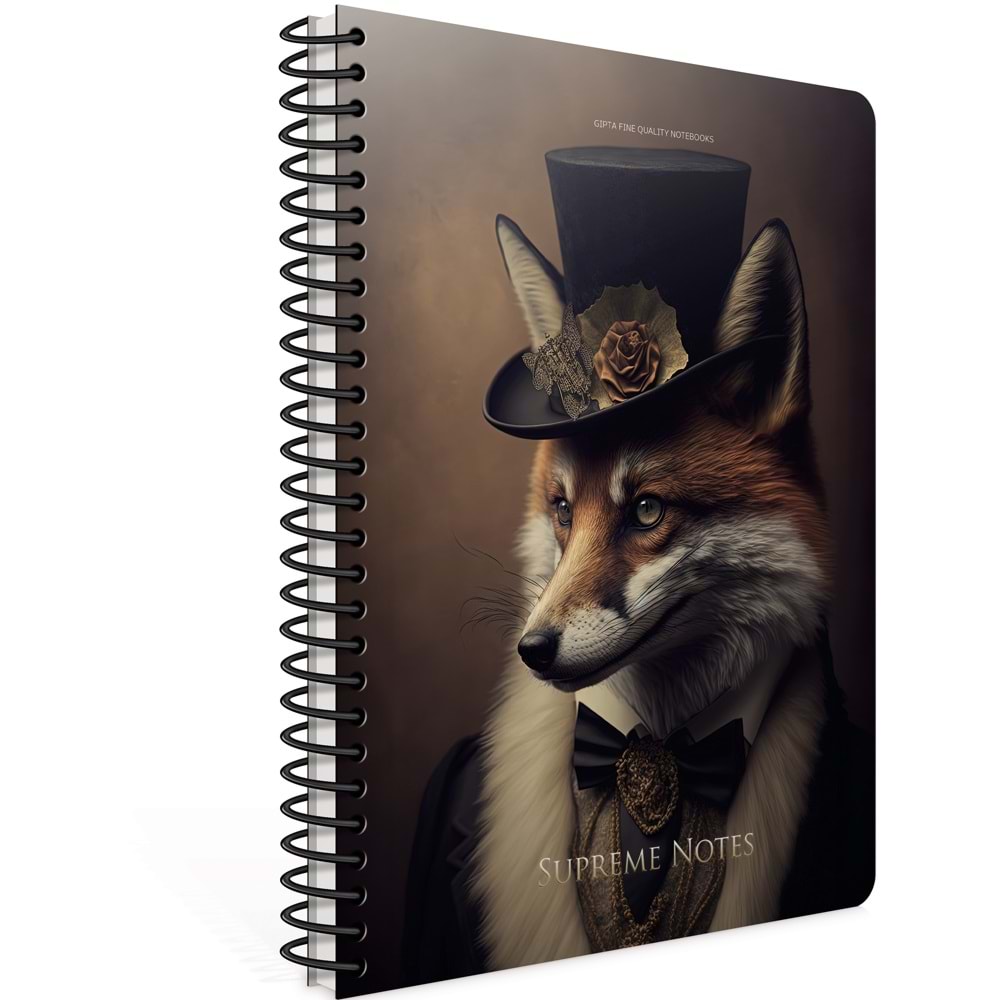 Gıpta Supreme Notes Spiralli Sert Kapak Defter 17x24 120 YP Çizgili