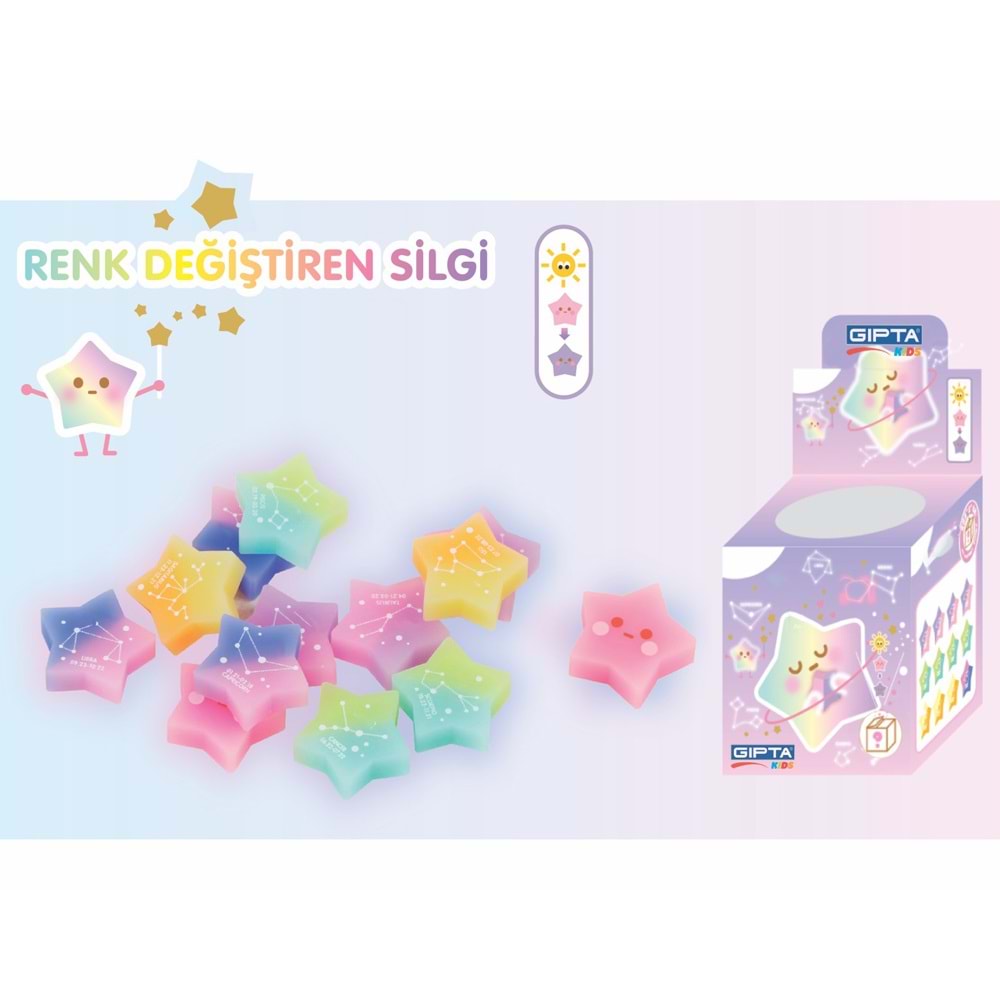 Gıpta Silgi Star Change Color 40 Lı K234400