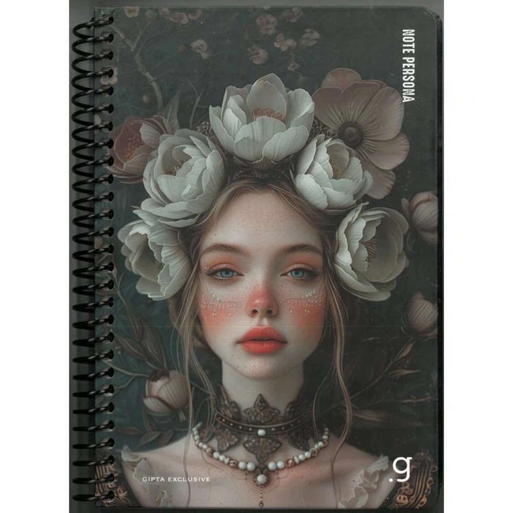 Gıpta Note Persona Spiralli Sert Kapak Defter 17x24 100 Yp.Çizgili