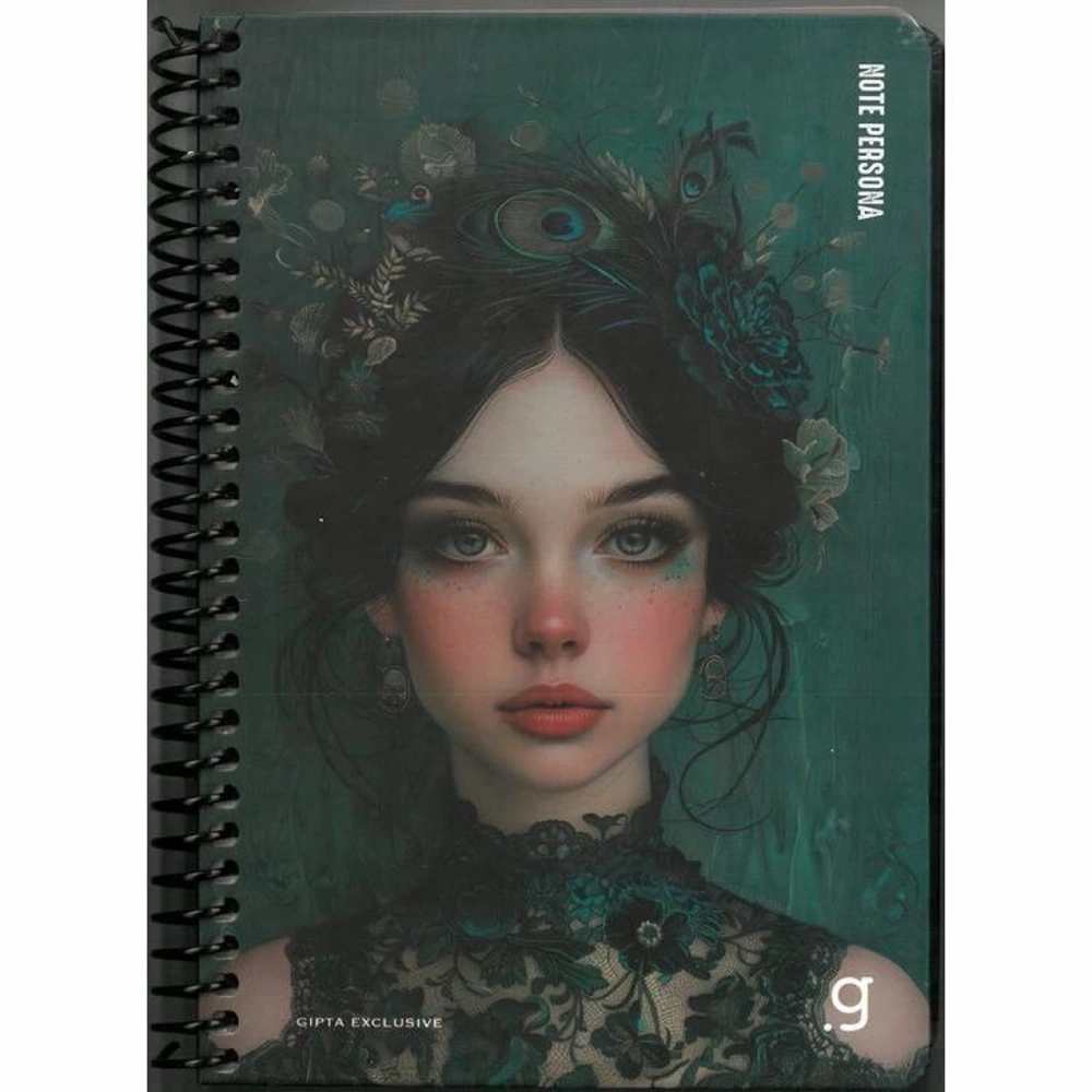 Gıpta Note Persona Spiralli Sert Kapak Defter 17x24 100 Yp.Çizgili
