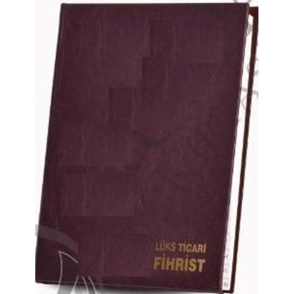 Gülpaş Ticari Fihrist Lüks 20x28 4 Lü 28 Repartuarlı Termo 708