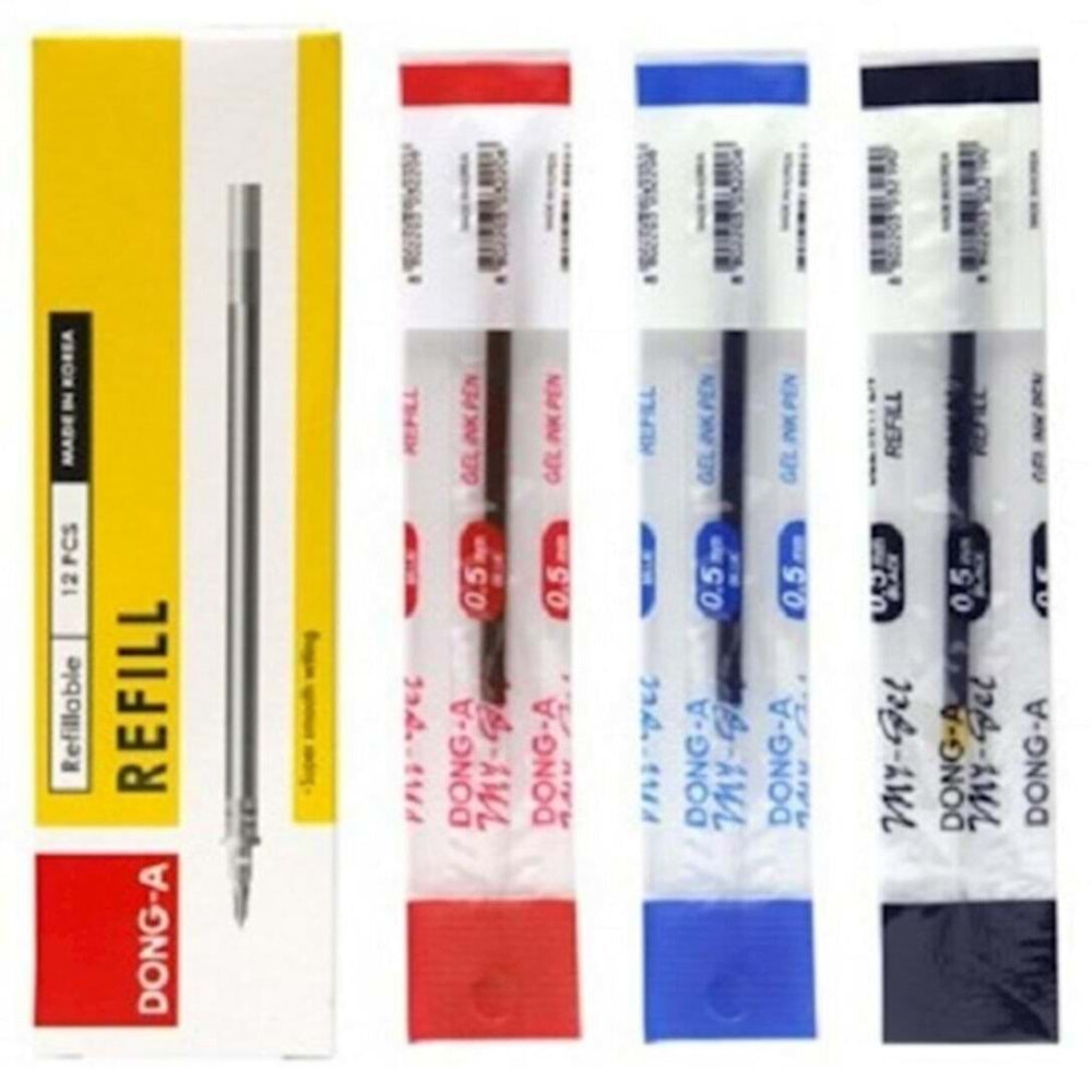 Dong-A Tükenmez Kalem Yedeği Mygel Jel 0.5 MM Mavi 211120(1 Adet)