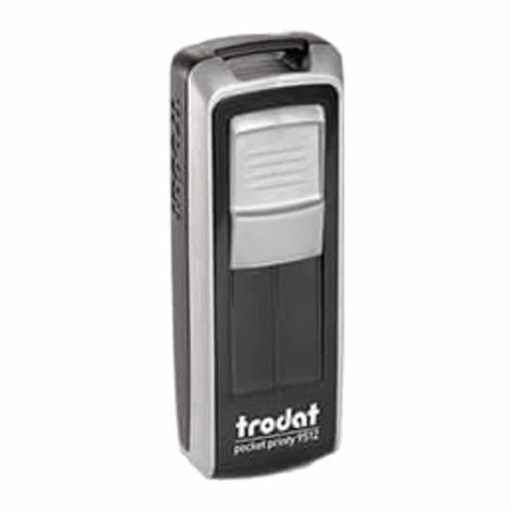 Trodat Cep Kaşe P4 47x18 MM Gümüş Mavi Keçe 9512