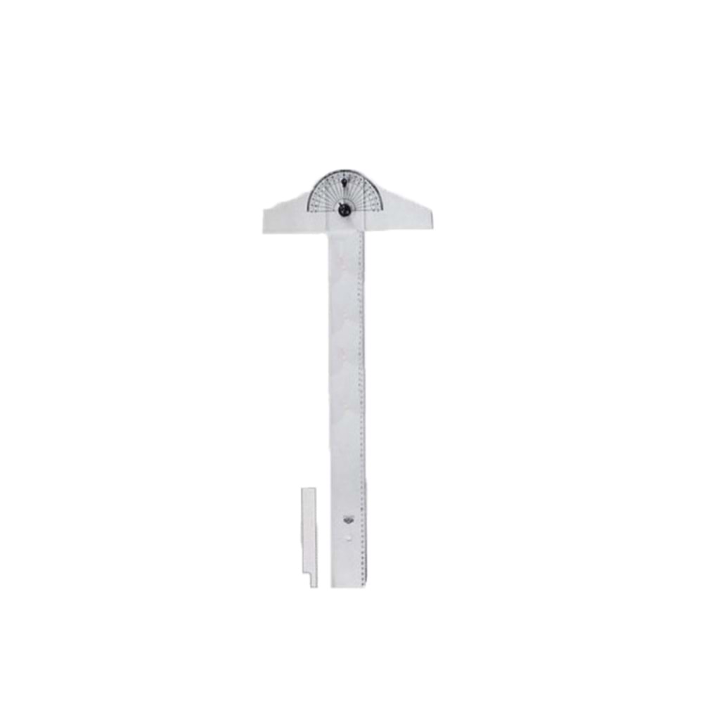Hatas T Cetvel Mika İnce Bizote Minkale Başlık Akrilik 85 CM 1180