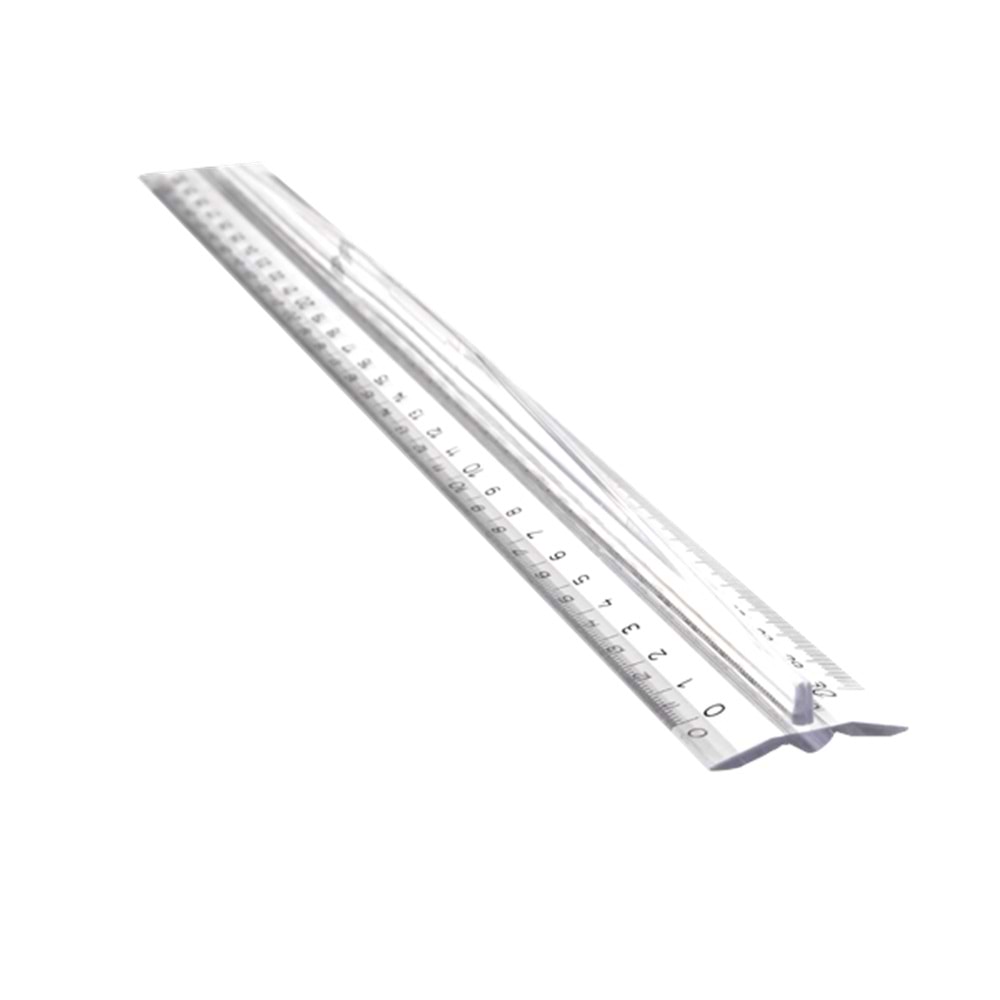 Hatas Tribli Desimetre Şeffaf 30 CM 0250 (1 Adet)