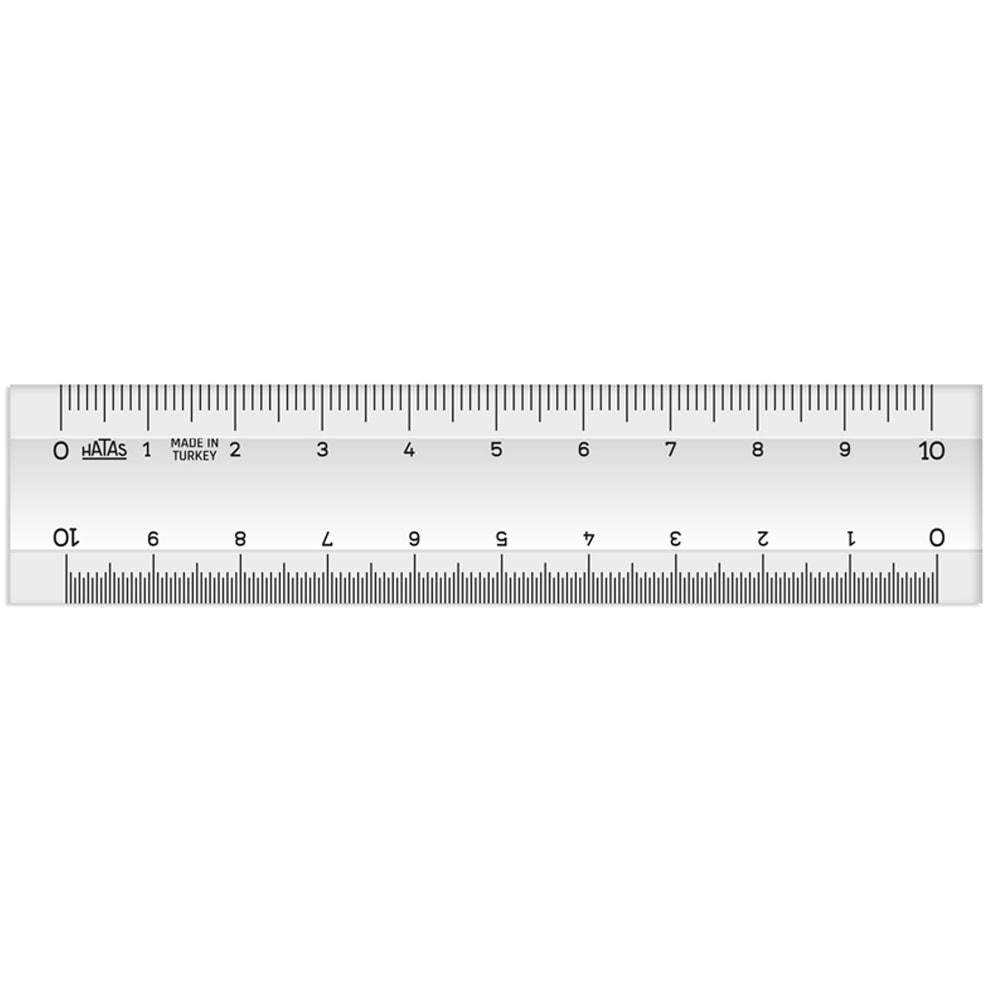 Hatas Cep Desimetresi 10 CM 00240 (1 Adet)