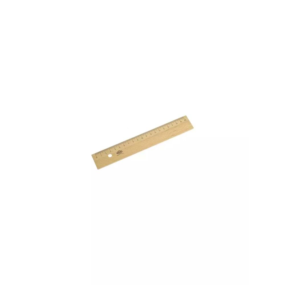 Hatas Tahta Cetvel 20 Cm 00020 (1 Adet)