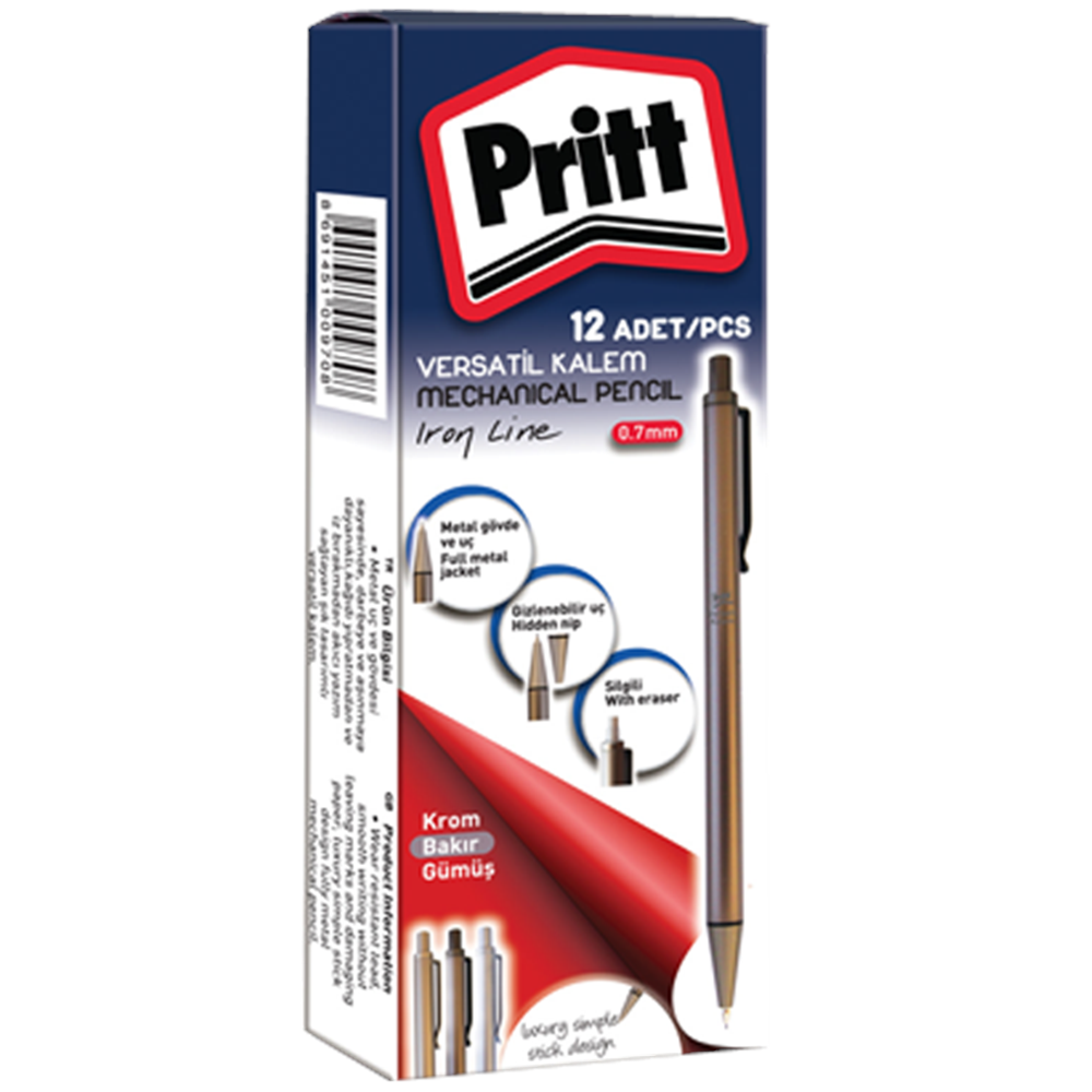 Pritt Versatil Kalem İron Line 0.7 MM Bakır 3707 (1 Adet)