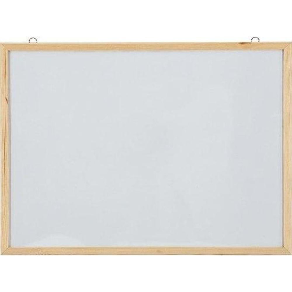 İnter Yazı Tahtası Duvara Monte Ahşap Çerçeve Laminant 45x60