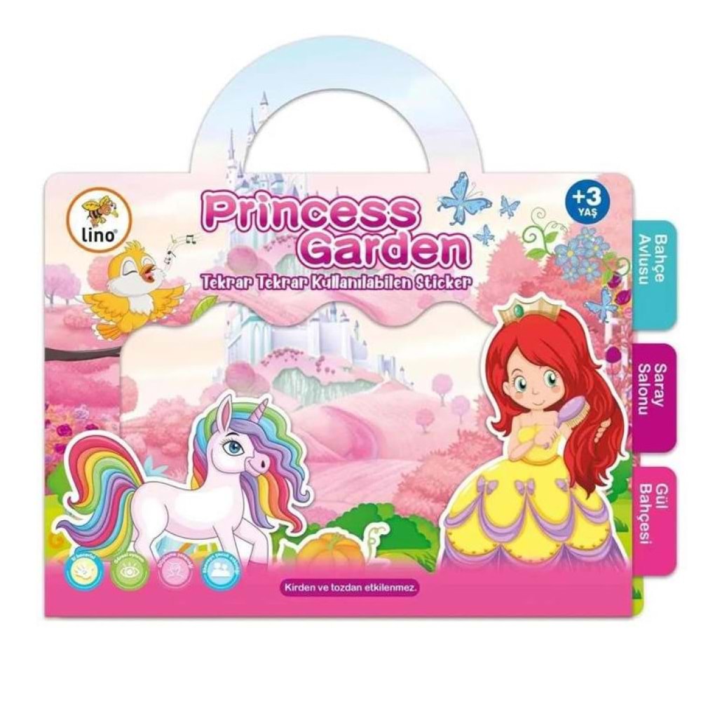 Lino Tekrar Tekrar Kullanılabilen Stıcker Prıncess Garden LS-301