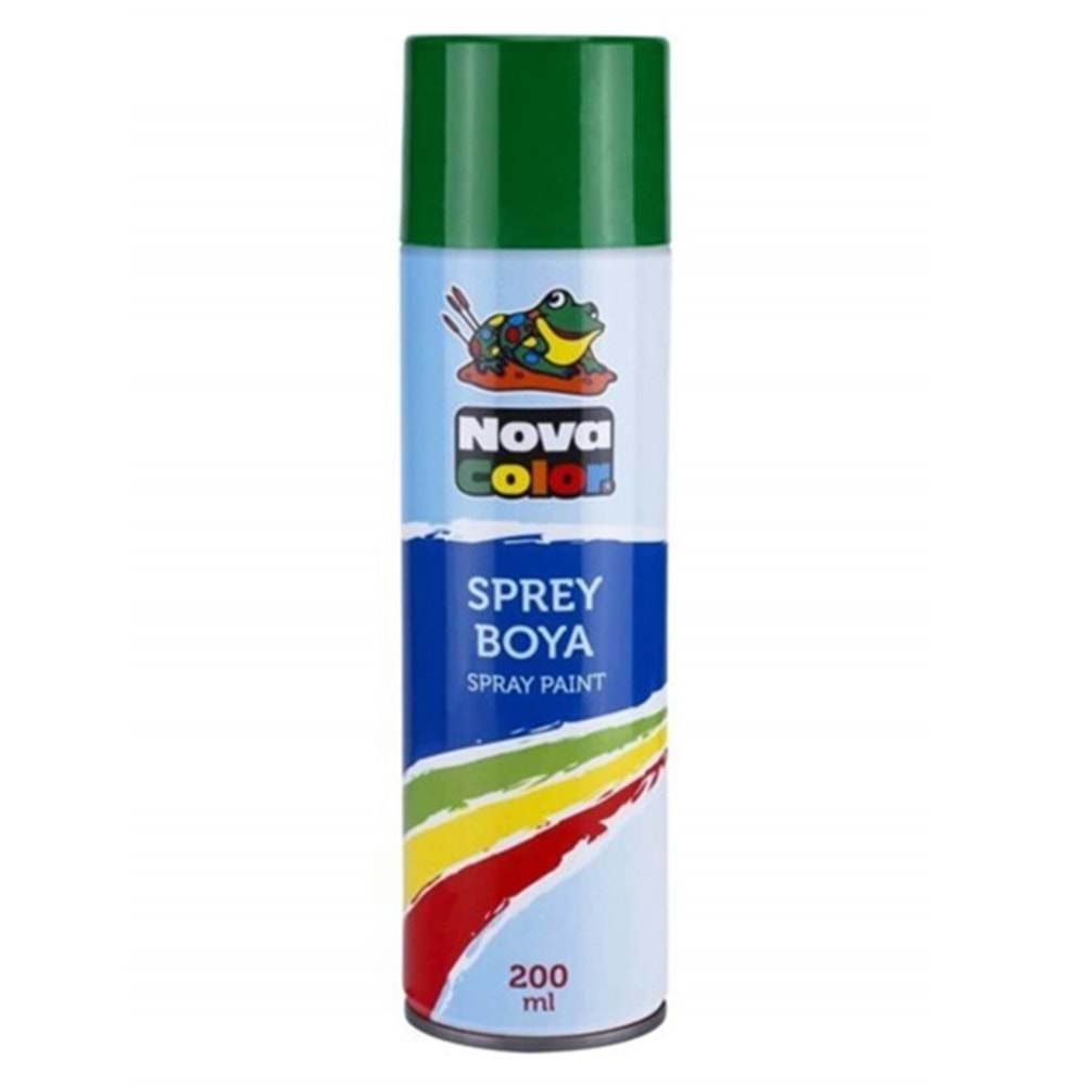 Nova Color Sprey Boya 200 ML Yeşil NC-803