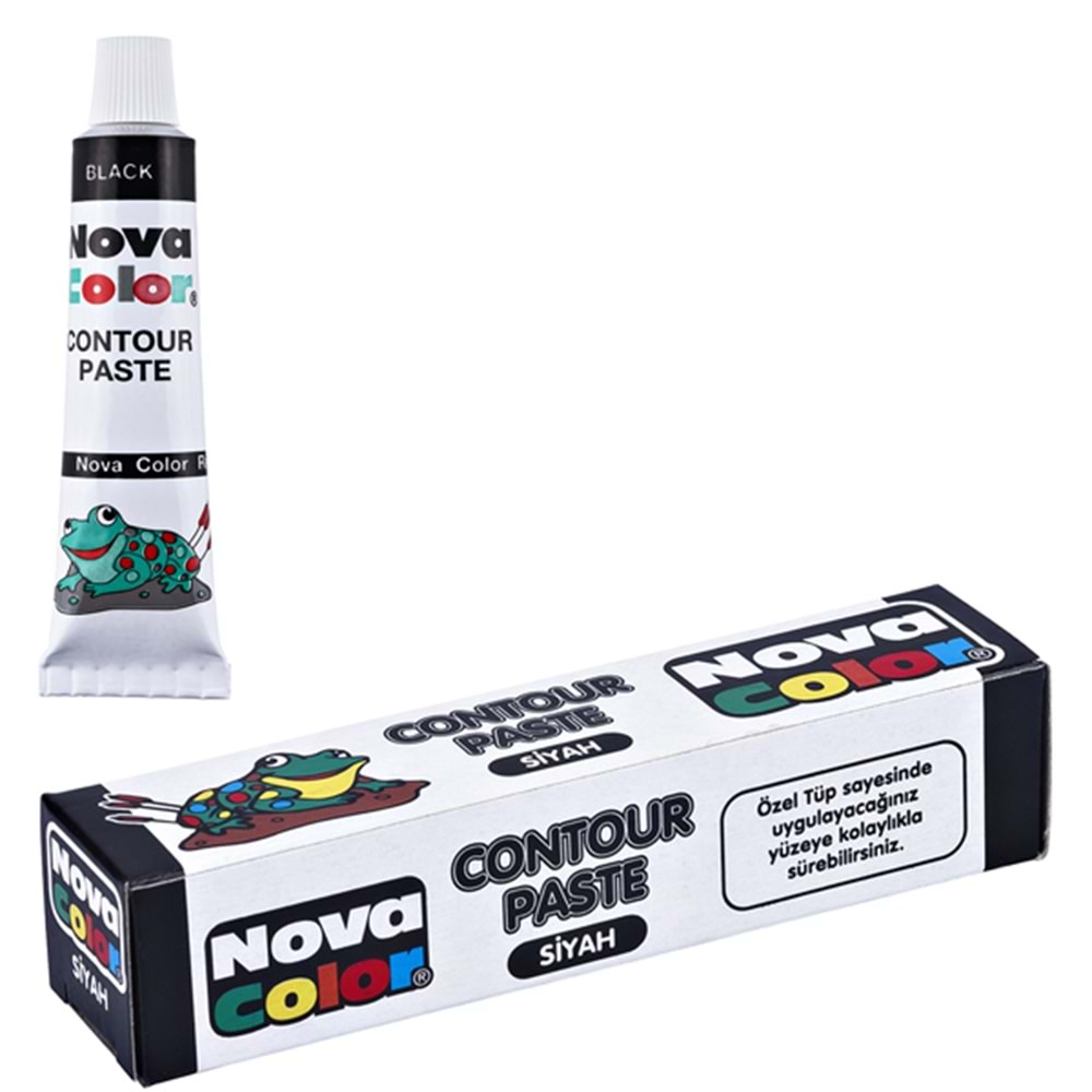 Nova Color Kontür Paste Siyah NC-184