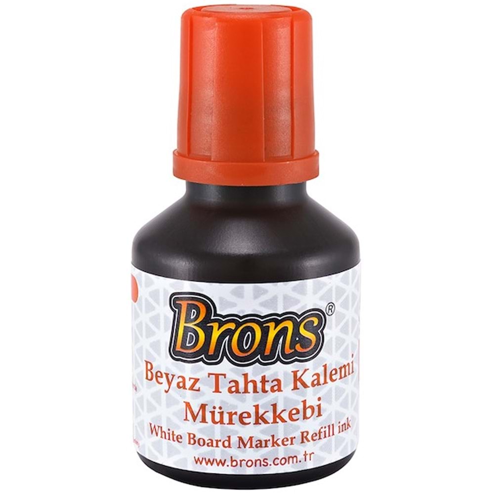 Brons Tahta Kalemi Mürekkebi Turuncu 30 CC (1 Adet)