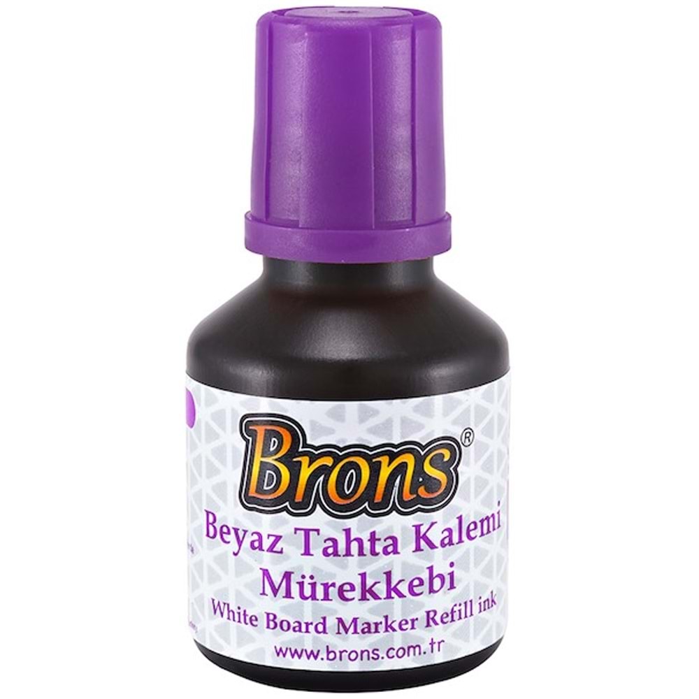 Brons Tahta Kalemi Mürekkebi Mor 30 CC (1 Adet)