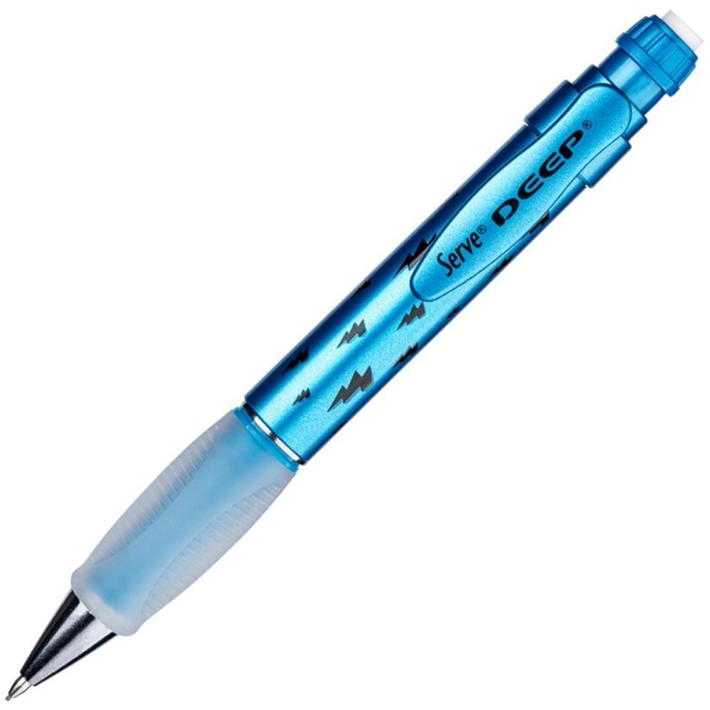 Serve Versatil Kalem Deep 0.7 MM Metalik Mavi Şimşek (1 Adet)