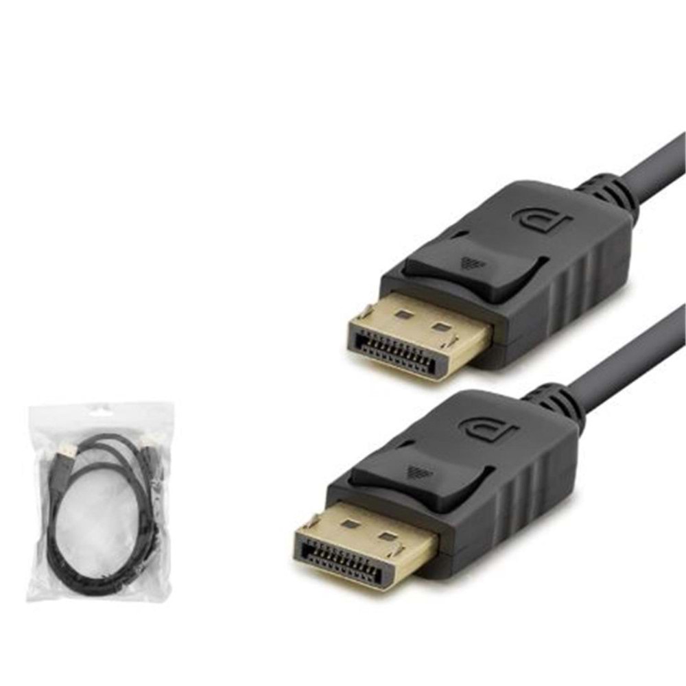 HADRON HDX7860 DisplayPort Görüntü Kablosu 8K 60 Hz 1.8 m Siyah