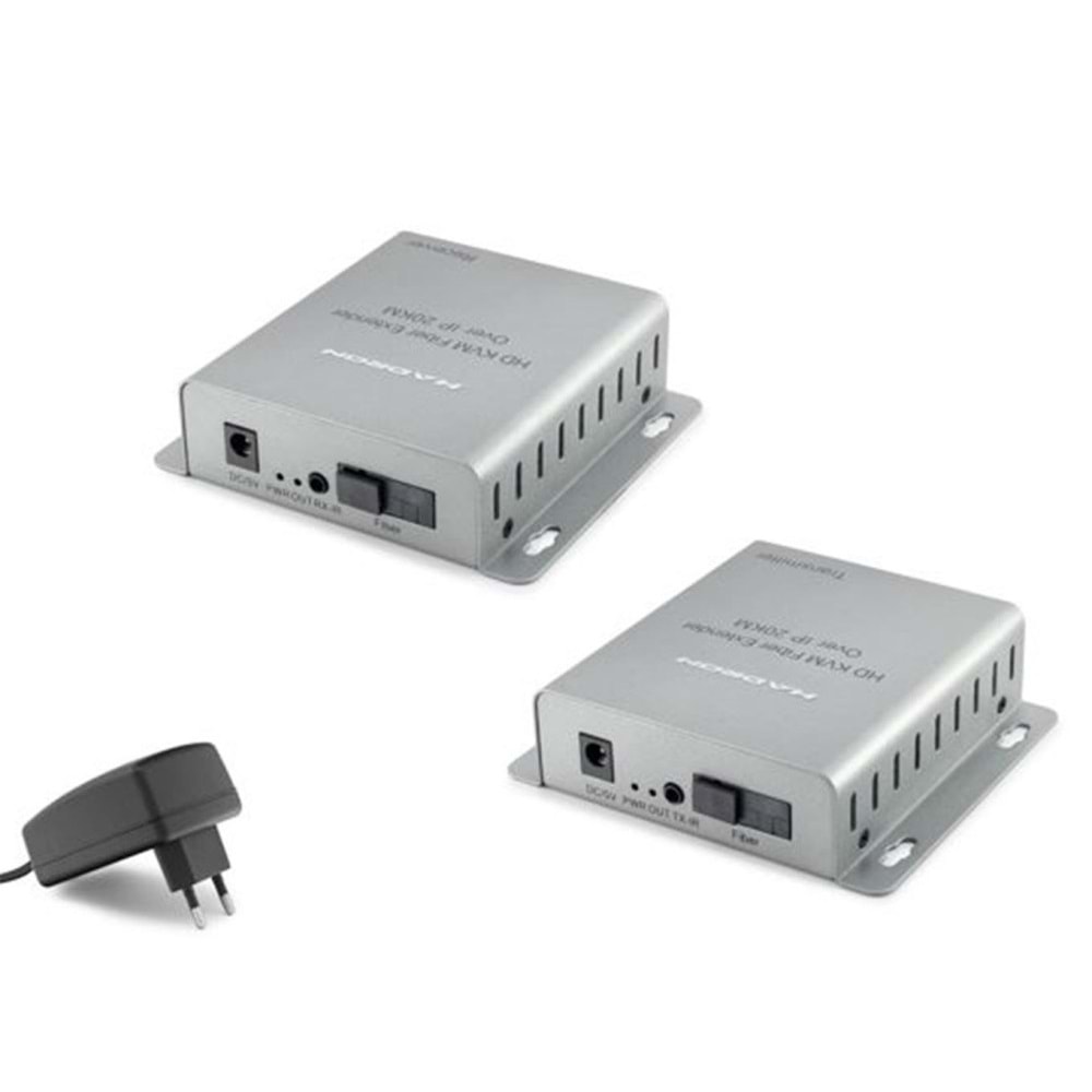 Hadron Hdx1364 20Km Hdmi Kvm Extender Fıber Silver