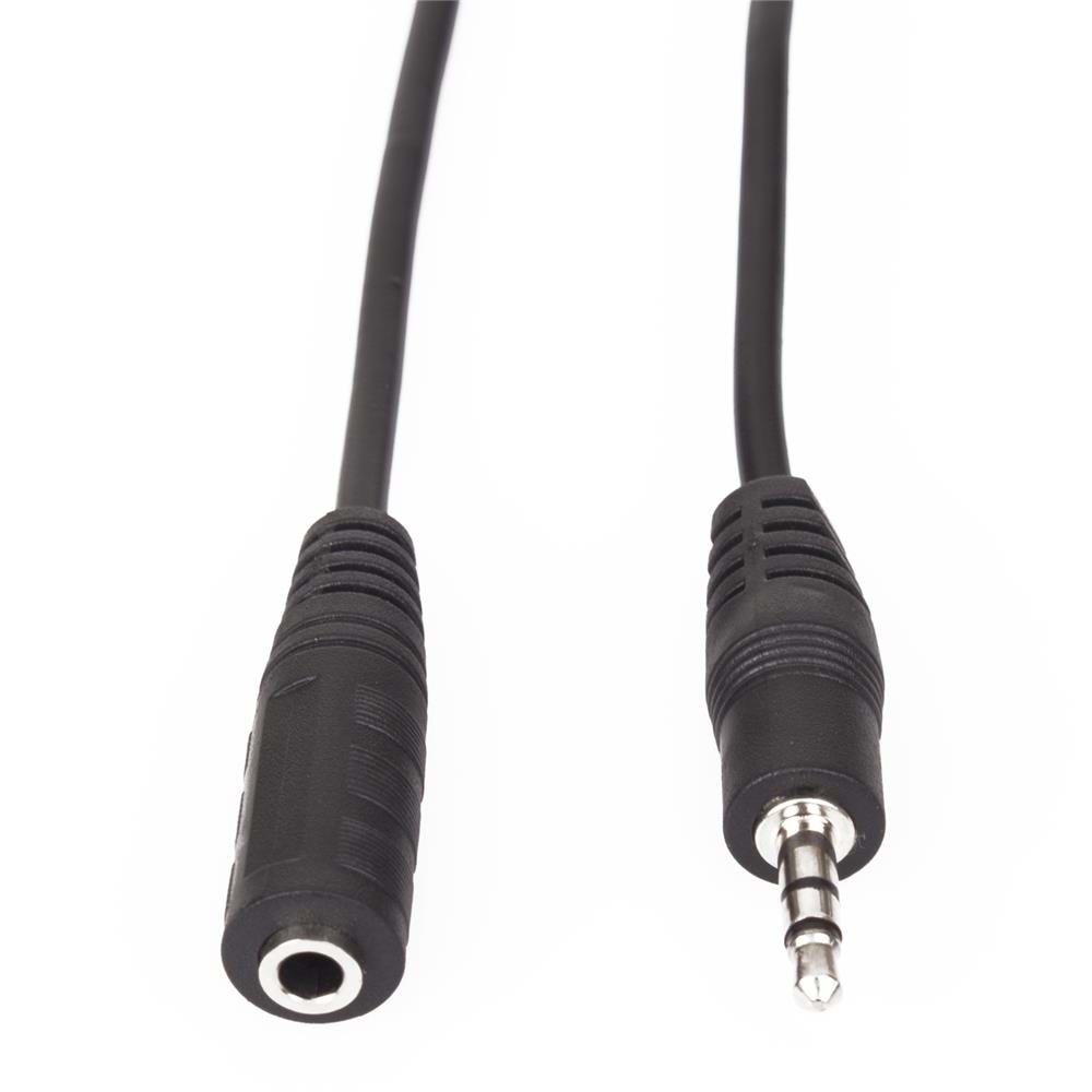 Vcom CV202-5.0 5.0Mt 3.5mm Stereo Uzatma Ses Kablosu
