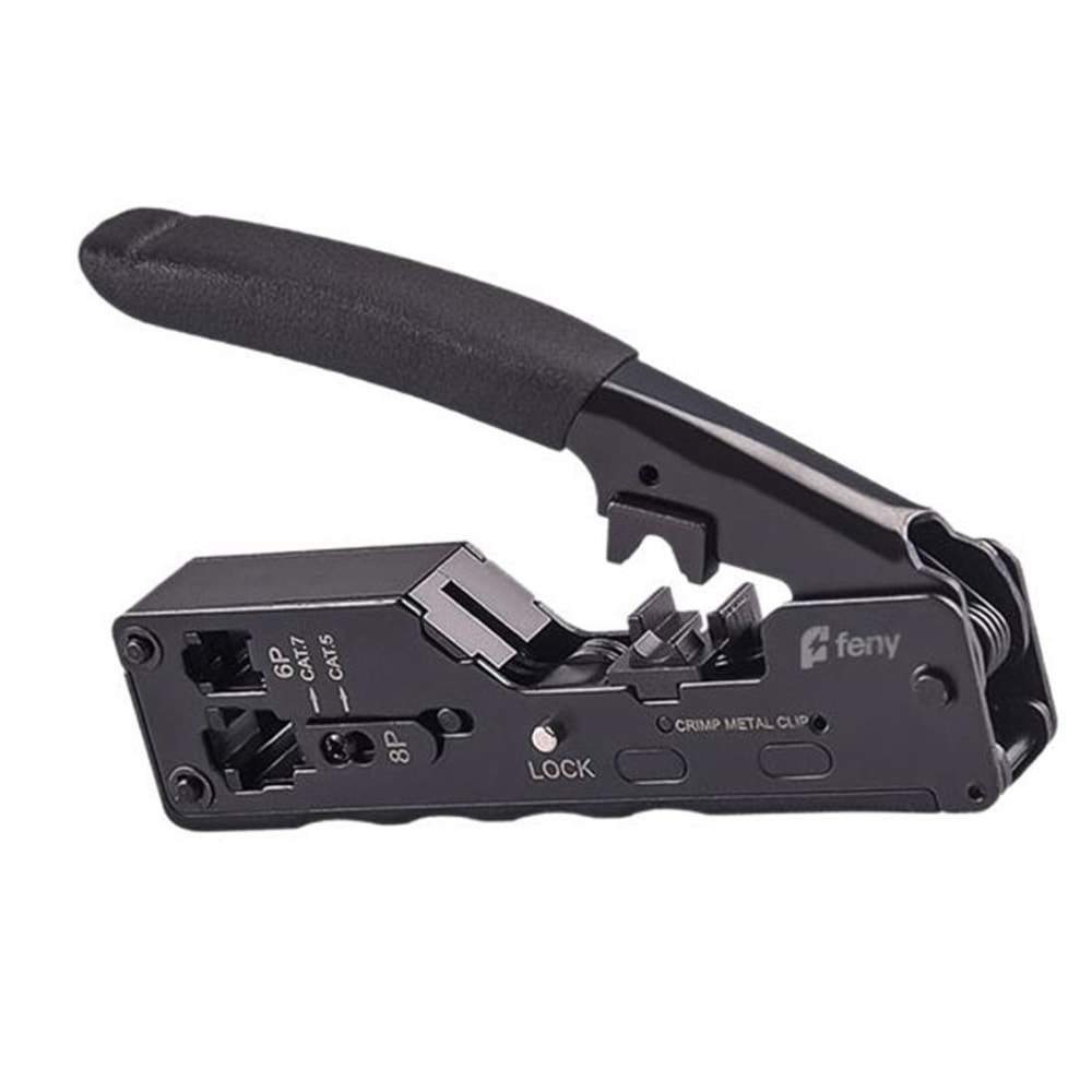 Feny FN-PEN12 RJ11-RJ12-RJ45-CAT5E-CAT6-CAT7 Network Kablo Sıkma Ve Soyma Pensesi