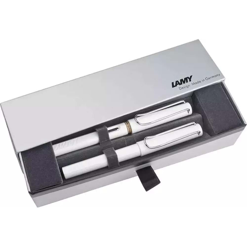 Lamy Safarı Dolma & Roller Kalem Metal Beyaz