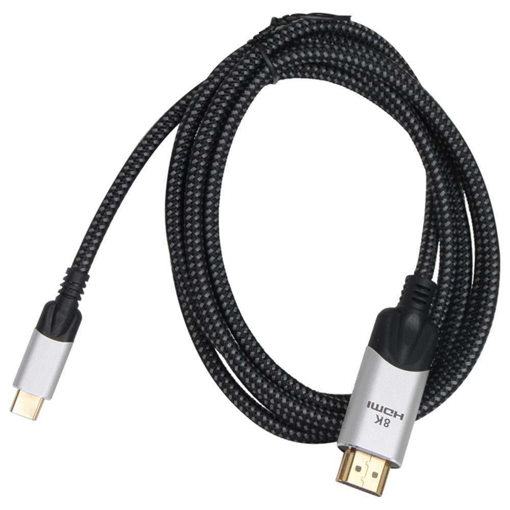Vcom CU423MCV-1.8 Siyah 1.8MT Type-C To Hdmi 2.0V Kablo