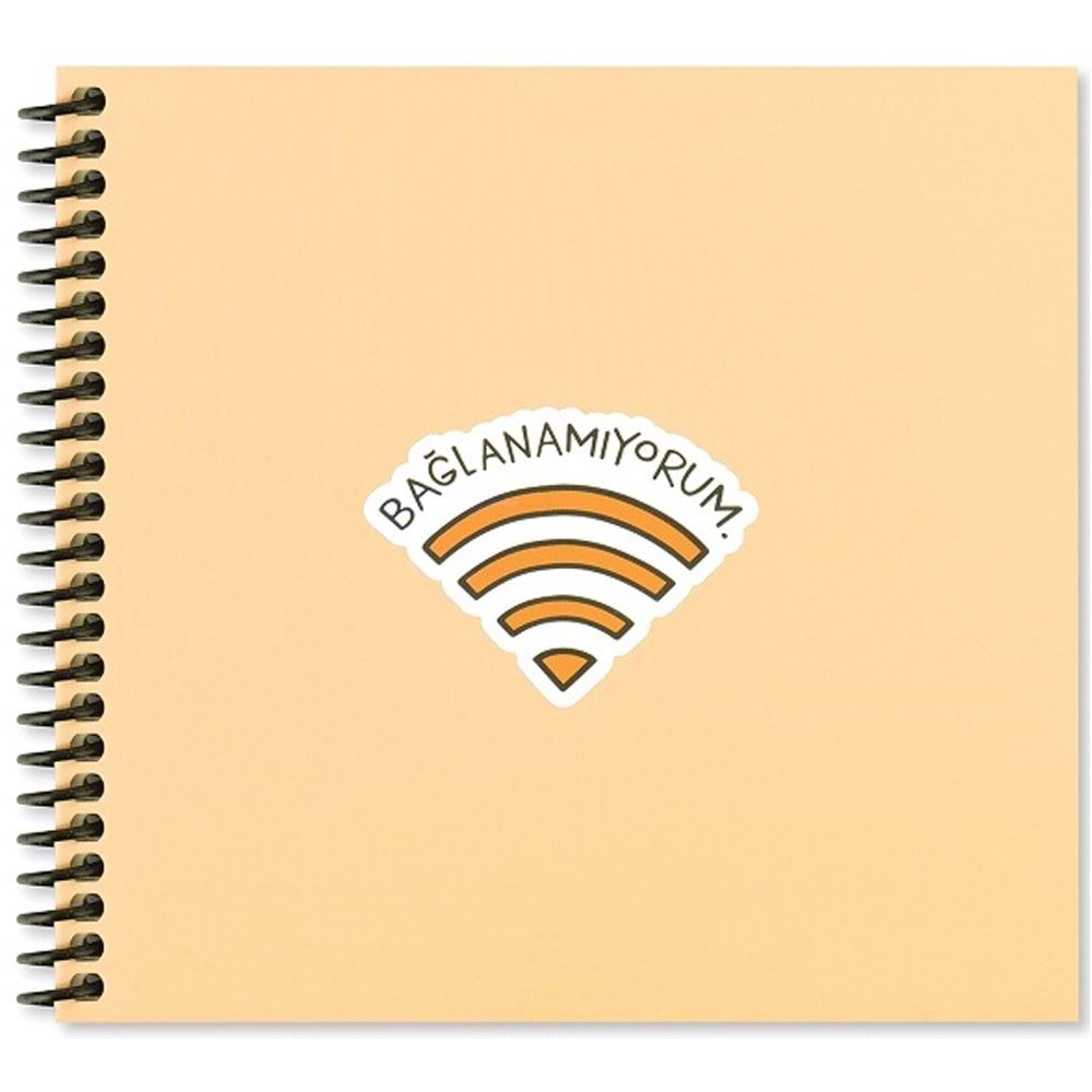Keskin Color Sticker Defter Hisli Şeyler 16x15 50 Yp. Çizgili Stickerli Defter Bağlanamıyorum