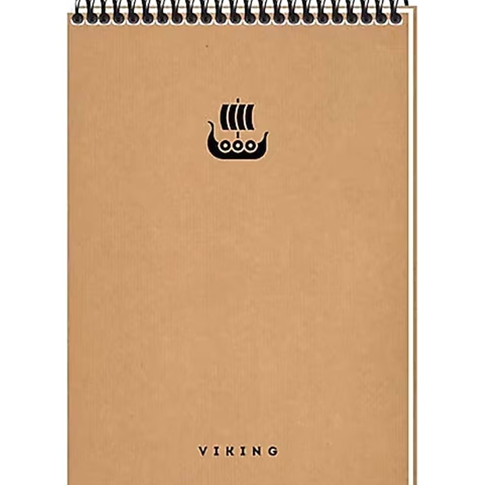 Keskin Color Bloknot Kraft Kapak Üst Spiralli 17x24 60 Yaprak Çizgili 145491-99 (1 Adet)