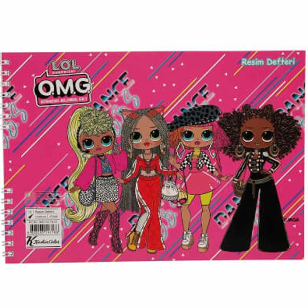 Lol Omg Resim Defteri 17x25 15 YP 300115-79 (1 Adet)