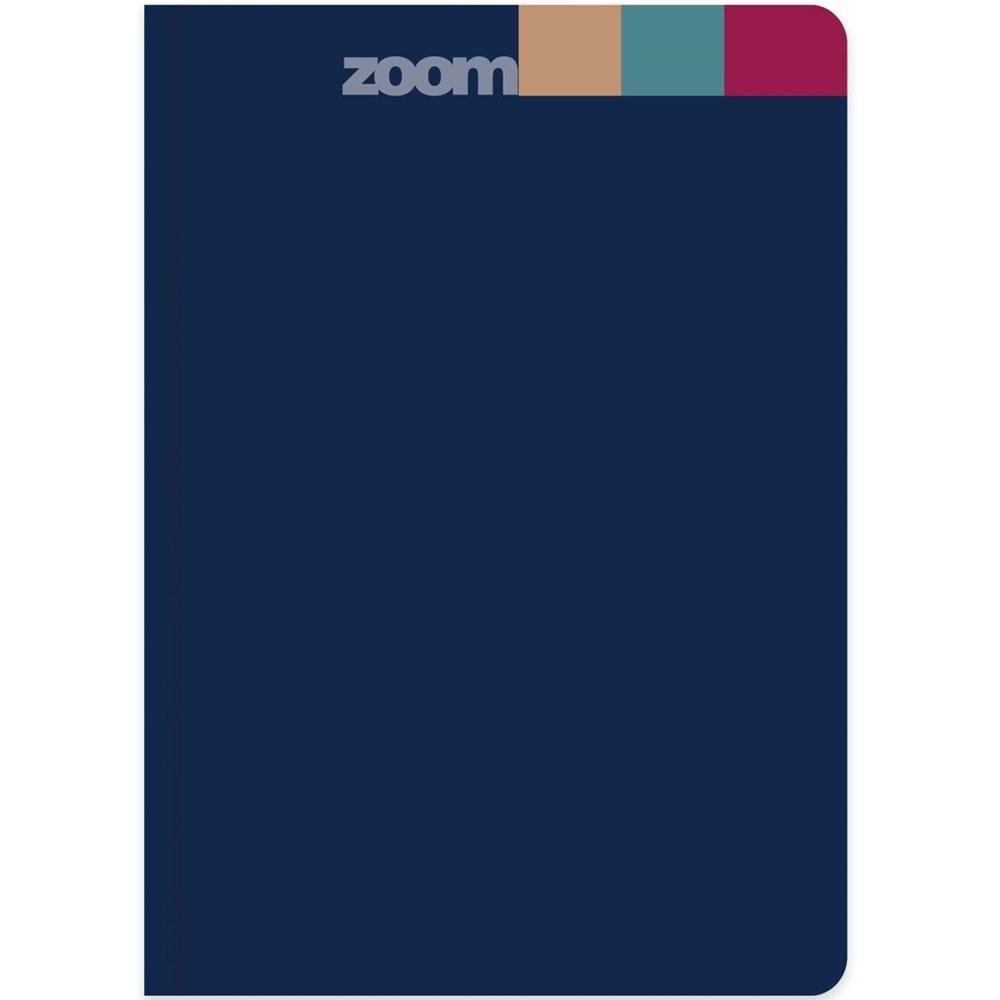 Keskin Color Zoom Sert Kapak Ciltli Defter 17x24 160 YP Kareli