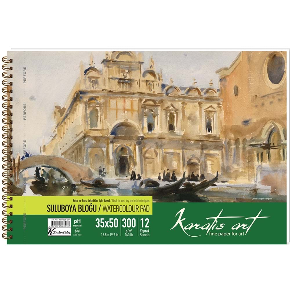 Karatis Resim Kağıdı Art 300 Gr 35x50 50 Li 489002-99