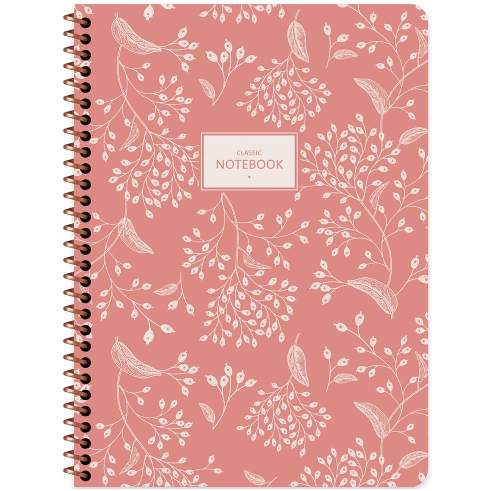 Keskin Color Defter Karton Kapak Spr pas. Flora 16,5x22,5 80 Yp.Çiz.(1 Adet)