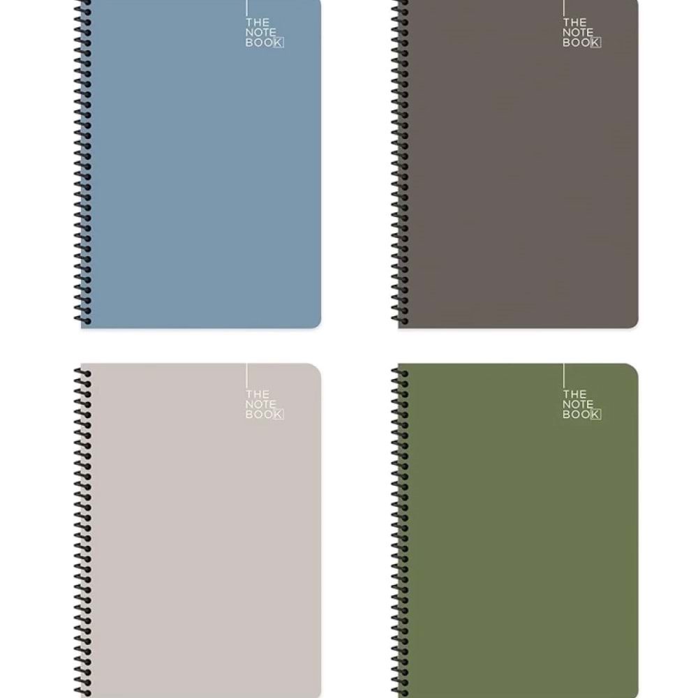 Keskin Color Spiralli Sert Kap. The Notebook 17x24 120 YP Düz 410440-99