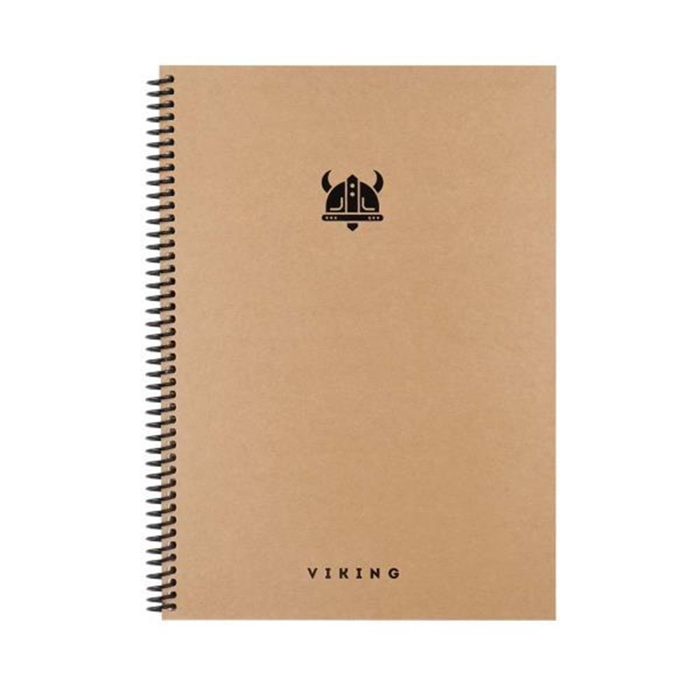 Keskin Color Spiralli Sert Kapak La Plume Viking 17x24 100 YP Kareli