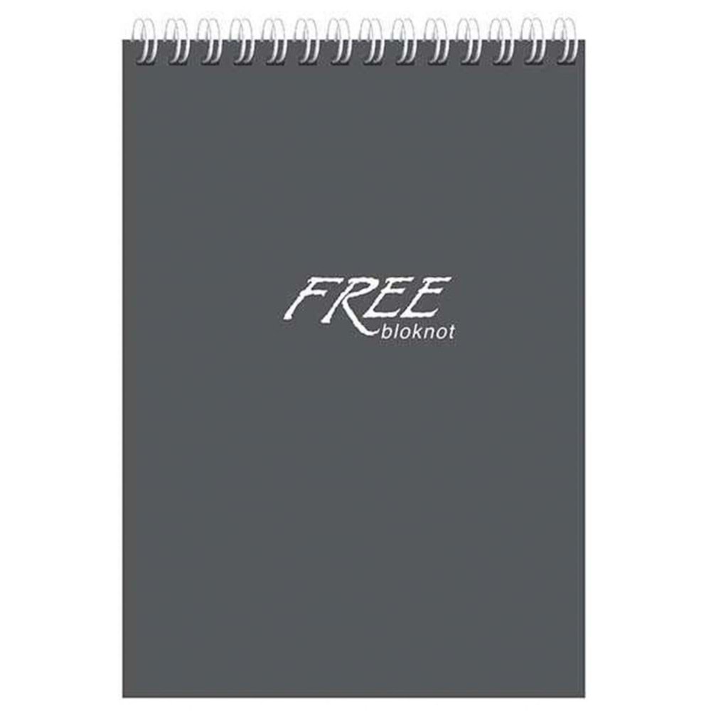 Keskin Color Bloknot Free Office Spiralli A4 80 YP Kare