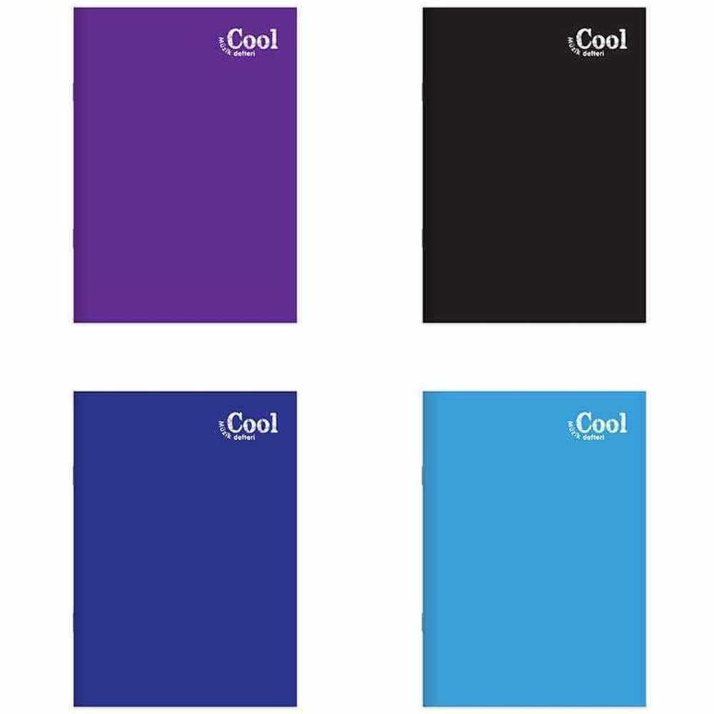 Keskin Color Müzik Defteri A4 32 Yaprak pp Kapak Tel Dikiş cool (1 Adet)