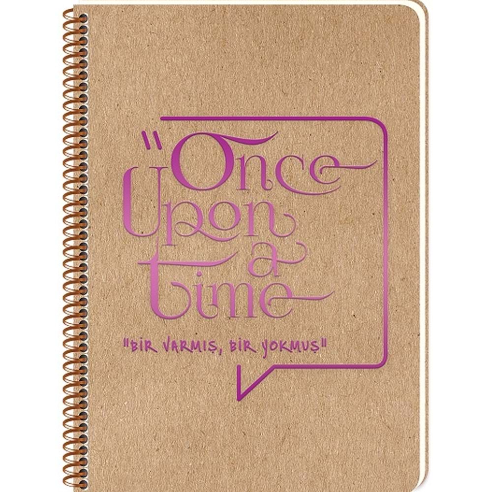 Keskin Color Spiralli S.Kapak Funky Defter 16,5x22,5 80 YP Çizgili