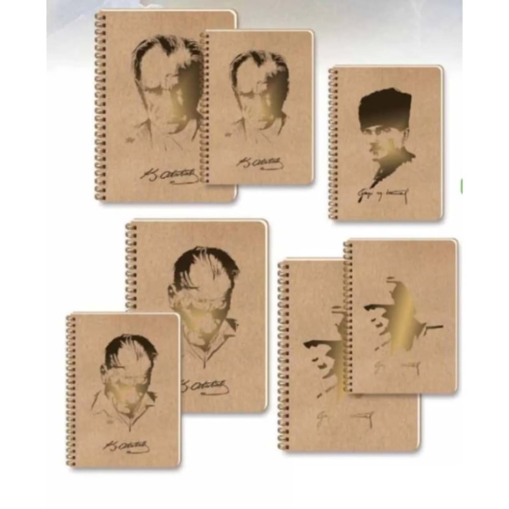 Keskin Color Defter Spr.s.kp Funky -Atatürk 16,5x22,5 80 Yp.Çizgsz