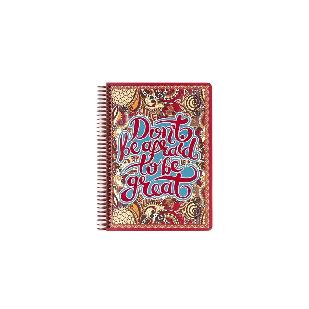 Keskin Color Defter Spiralli S.Kapak Wallart 17x24 100 YP Çizgili