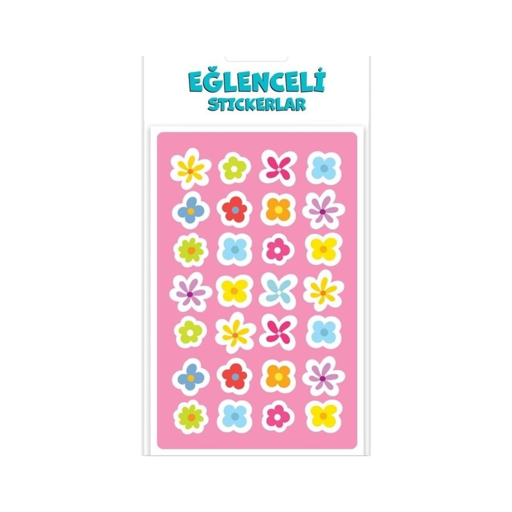 Keskin Color Puffy Sticker Orta Boy Çiçek 221204-99