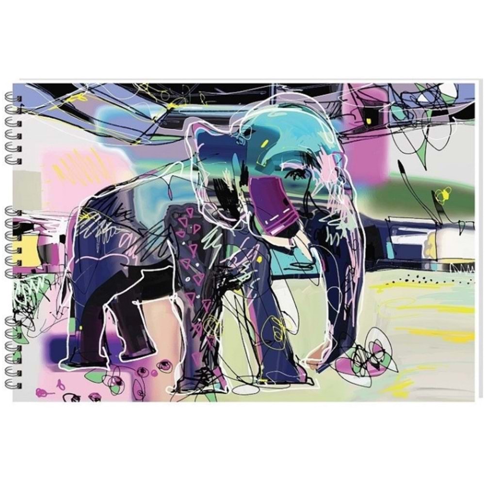 Keskin Color Resim Defteri Spiralli Basic 35x50 40 Yaprak 304540-99 (1 Adet)